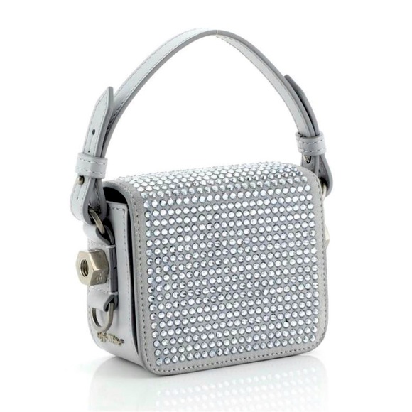 OFF WHITE CRYSTAL BAG - Picture 2 of 5